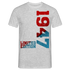 77. Geburtstag 1947 Limited Edition Geschenk T-Shirt - Grau meliert