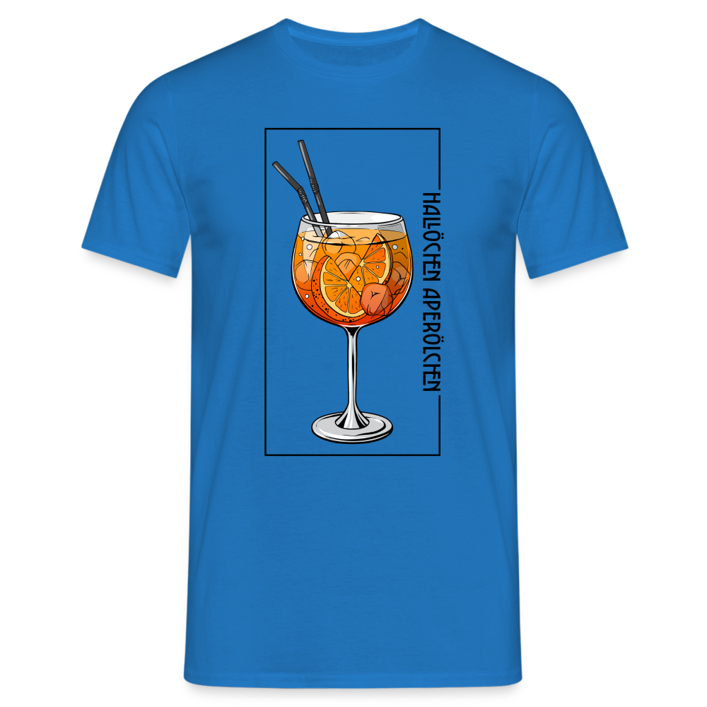 Aperol Fan Shirt HALLÖCHEN APERÖLCHEN Lustiges Geschenk T-Shirt - Royalblau