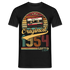 70. Geburtstag Jahrgang 1954 Retro Kassette Original Limited Edition Geschenk T-Shirt - Schwarz
