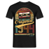 80. Geburtstag Jahrgang 1944 Retro Kassette Original Limited Edition Geschenk T-Shirt - Schwarz