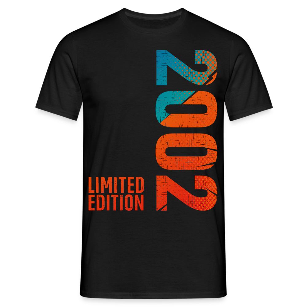 18.Geburtstag Geboren 2002 Limited Edition Geschenk T-Shirt - Schwarz