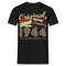 80.Geburtstag Original 1944 Limited Edition Retro Kassette Geschenk T-Shirt - Schwarz