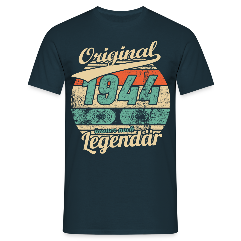 80.Geburtstag Original Jahrgang 1984 Legendär Geschenk T-Shirt - Navy