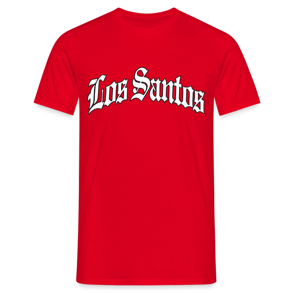 Gamer Shirt - Los Santos City Gaming Männer T-Shirt - Rot