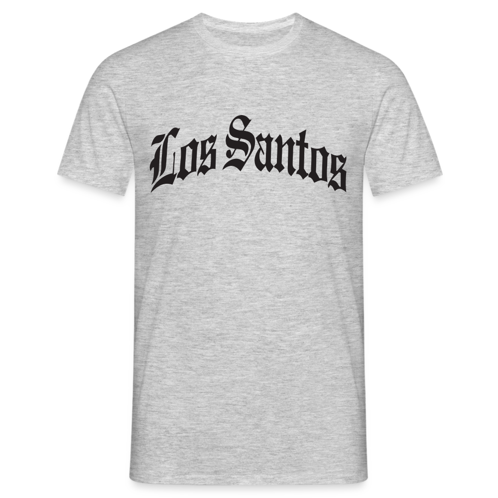 Gamer Shirt - Los Santos City Gaming Männer T-Shirt - Grau meliert
