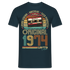 50.Geburtstag - Retro Style - Musik Kassette - Best Of 1974 - Limited Edition T-Shirt - Navy