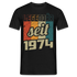 50.Geburtstag - Legendär seit 1974 - Retro Style - Limited Edition T-Shirt - Schwarz