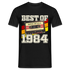 40.Geburtstag - Retro Style - Musik Kassette - Best Of 1984 - Geschenk T-Shirt - Schwarz
