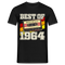 60.Geburtstag - Retro Style - Musik Kassette - Best Of 1964 - Geschenk T-Shirt - Schwarz