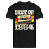 60.Geburtstag - Retro Style - Musik Kassette - Best Of 1964 - Geschenk T-Shirt - Schwarz