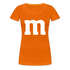 M Partner Shirt Lustiges Design für Paare Partner und Familie T-Shirt - Orange