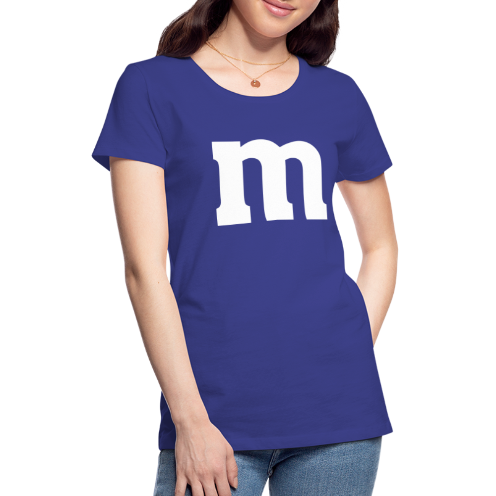 M Partner Shirt Lustiges Design für Paare Partner und Familie T-Shirt - Königsblau