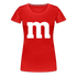 M Partner Shirt Lustiges Design für Paare Partner und Familie T-Shirt - Rot
