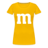 M Partner Shirt Lustiges Design für Paare Partner und Familie T-Shirt - Sonnengelb