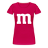 M Partner Shirt Lustiges Design für Paare Partner und Familie T-Shirt - dunkles Pink
