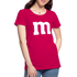 M Partner Shirt Lustiges Design für Paare Partner und Familie T-Shirt - dunkles Pink