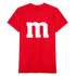 M Partner Shirt Lustiges Design für Paare Partner und Familie Frauen T-Shirt - Rot