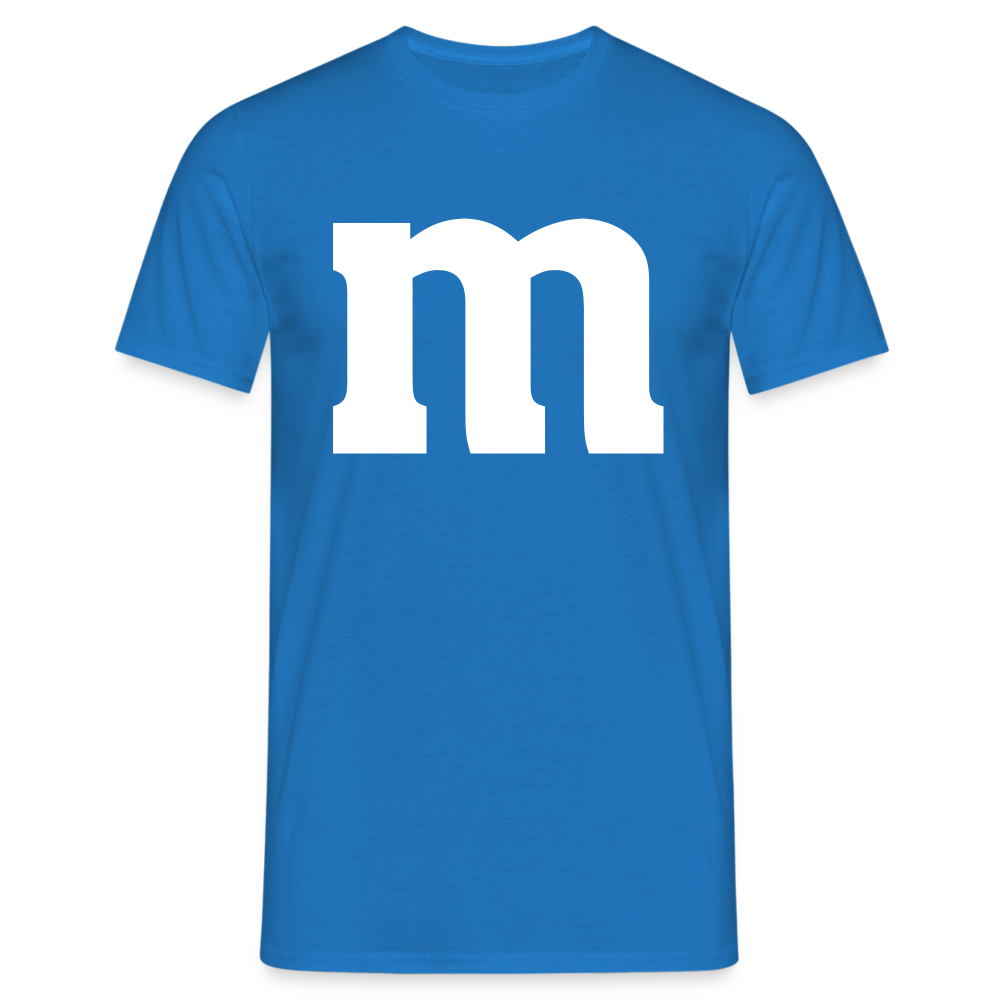 M Partner Shirt Lustiges Design für Paare Partner und Familie Unisex T-Shirt - Royalblau