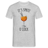 It's Spritz O'Clock Aperol Spritz Alkohol Sommer Spruch T-Shirt - Grau meliert