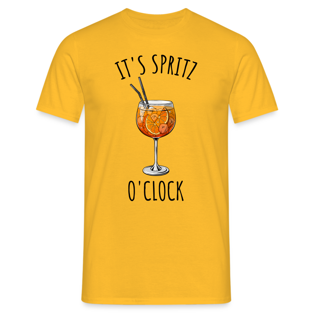 It's Spritz O'Clock Aperol Spritz Alkohol Sommer Spruch T-Shirt - Gelb