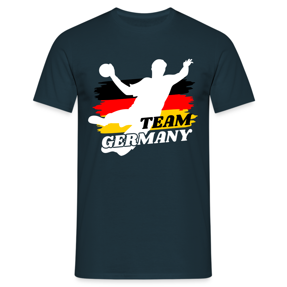 Handball Sport Team Deutschland Germany Handball Fan T-Shirt - Navy