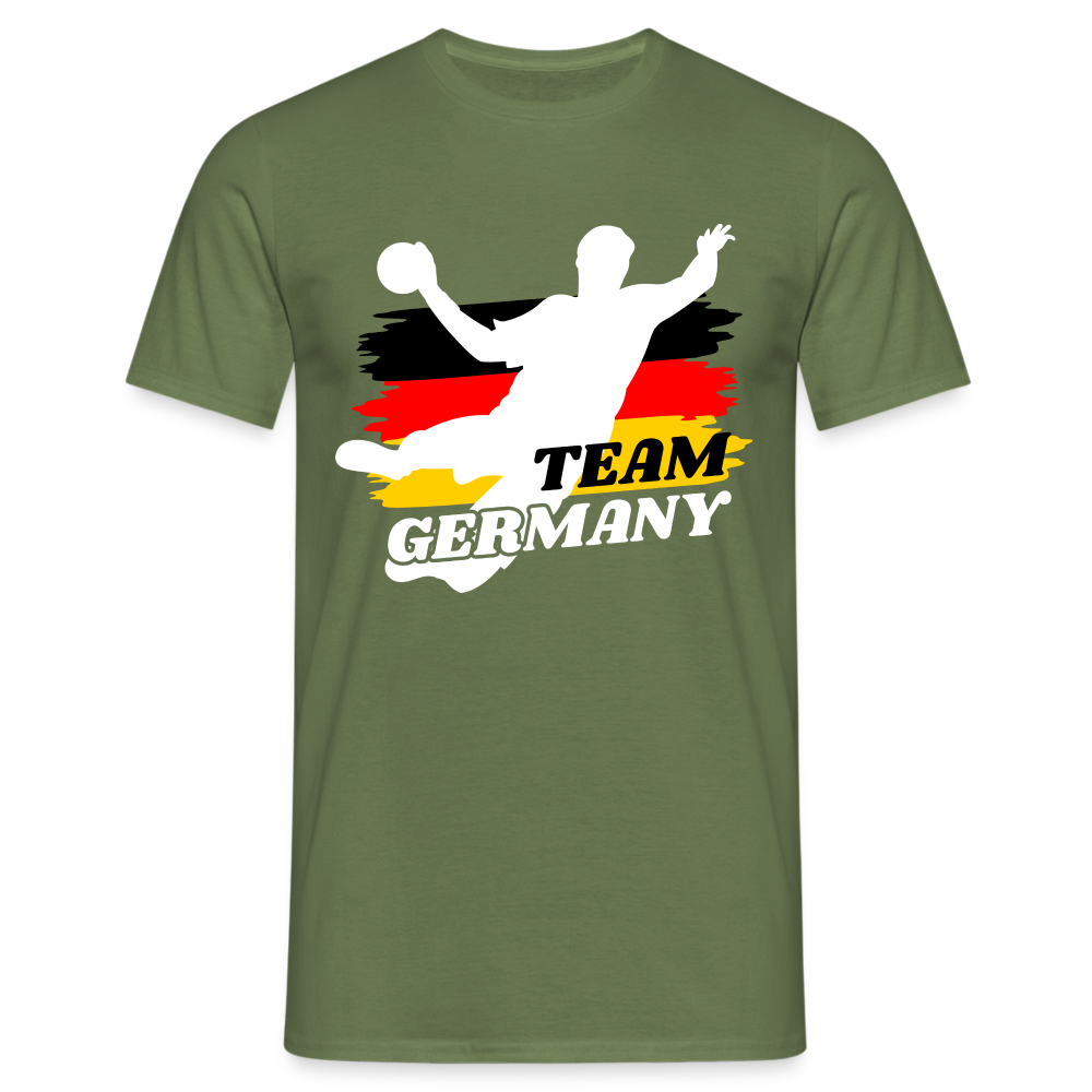 Handball Sport Team Deutschland Germany Handball Fan T-Shirt - Militärgrün