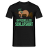 Lustiges Faultier Offizielles Schlaf T-Shirt - Schwarz