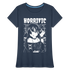 Dark Anime Girl Horrific Anime Fan Frauen Premium Bio T-Shirt - Navy