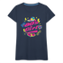 80er 90er Jahre Party Thema Party Outfit 80s Girl Frauen Premium T-Shirt - Navy