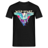 Pegasus geflügeltes Pferd Wild Heart 80s Style T-Shirt - Schwarz