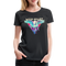 Pegasus geflügeltes Pferd Wild Heart 80s Style Frauen Premium T-Shirt - Schwarz