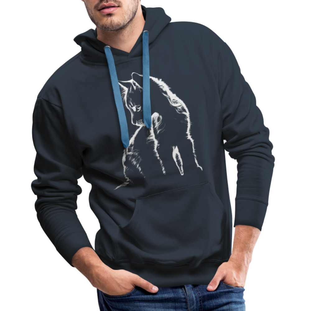 Süße Katze - Sweat Kitty - Baby Katze - Männer Premium Hoodie - Navy