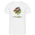 80s 90s Zauberwürfel Zerlaufen Retro Style T-Shirt - weiß