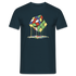 80s 90s Zauberwürfel Zerlaufen Retro Style T-Shirt - Navy
