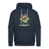 80s 90s Zauberwürfel Zerlaufen Retro Style Männer Premium Hoodie - Navy