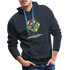 80s 90s Zauberwürfel Zerlaufen Retro Style Männer Premium Hoodie - Navy