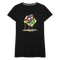 80s 90s Zauberwürfel Zerlaufen Retro Style Frauen Premium T-Shirt - Schwarz