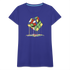 80s 90s Zauberwürfel Zerlaufen Retro Style Frauen Premium T-Shirt - Königsblau