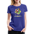 80s 90s Zauberwürfel Zerlaufen Retro Style Frauen Premium T-Shirt - Königsblau