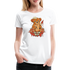 Horror Teddy Bär - Ich Bin Okay Lustig - Frauen Premium T-Shirt - weiß