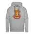 Horror Teddy Bär - Ich Bin Okay Lustig - I'm Fine - Männer Premium Hoodie - Grau meliert