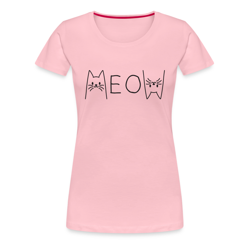 Süße Katzen Kitty Baby Katze Katzen Liebhaber Frauen Premium T-Shirt - Hellrosa
