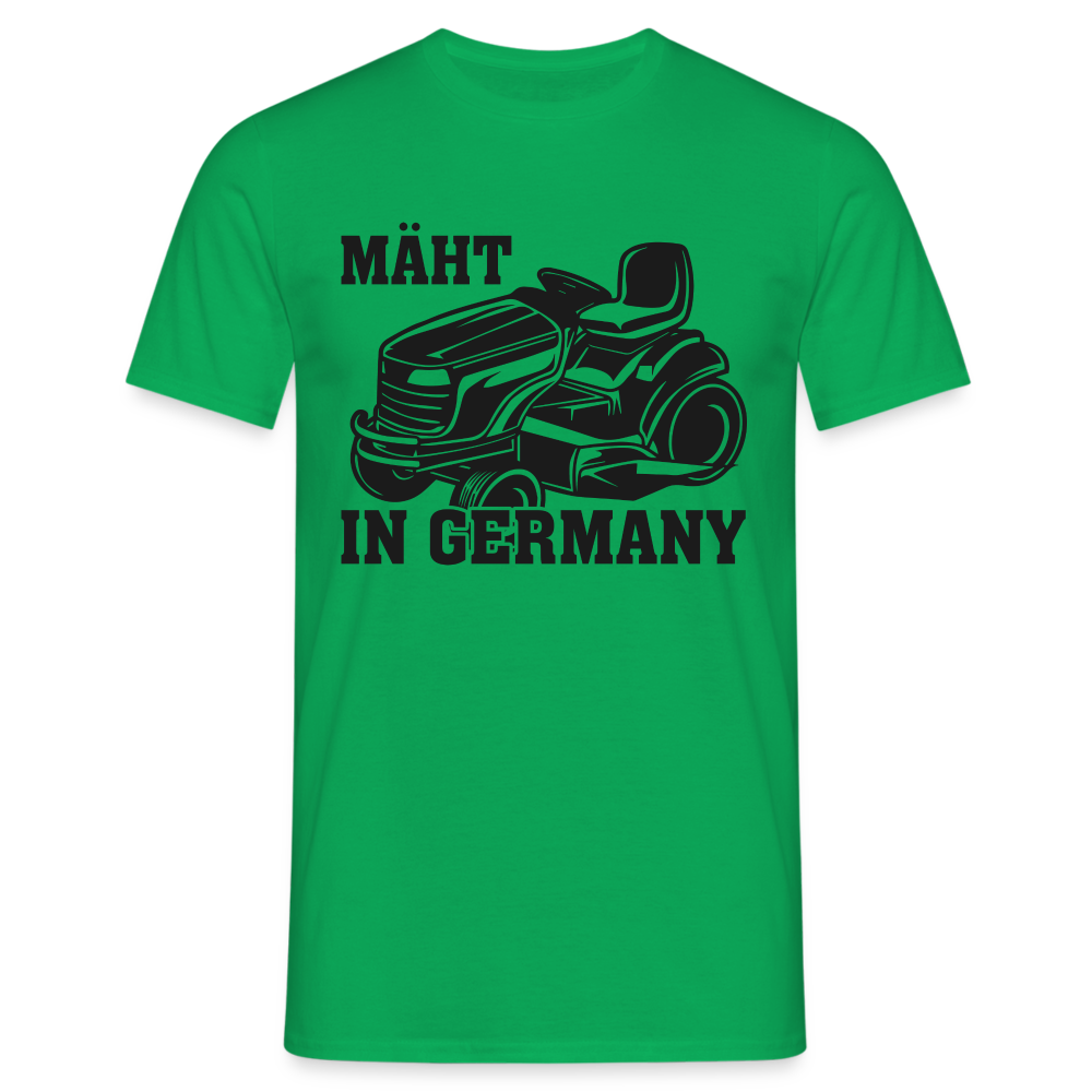 Gärtner Garten Rasentraktor Mäht in Germany Lustiges T-Shirt - Kelly Green