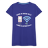 Kawaii Handy Wifi W-Lan - Home is Where Wifi Connects Lustiges Frauen Premium T-Shirt - Königsblau