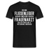 Fliesenleger T-Shirt Bin Fliesenleger und kein Frauenarzt Lustiges Witziges Shirt - Schwarz