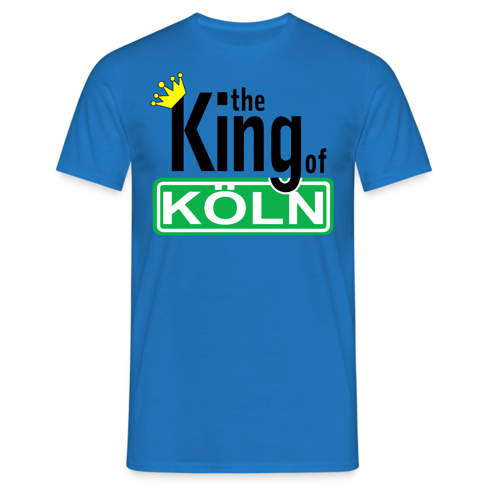 Wenn du Köln liebst - The King Of Köln Lustiges T-Shirt - Royalblau