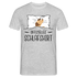 Hund im Bett Offizielles Schlafshirt Lustiges T-Shirt - Grau meliert