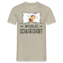 Hund im Bett Offizielles Schlafshirt Lustiges T-Shirt - Sandbeige