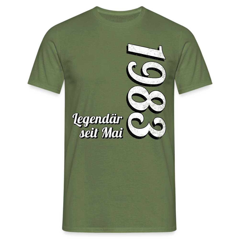 Geburtstags Geschenk Shirt Legendär seit Mai 1983 T-Shirt - Militärgrün