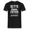 Bitte keine Fotos - bin krank geschrieben - Lustiges T-Shirt - Schwarz